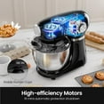 thumbnail image 4 of FREE VILLAGE Stand Mixer,12 Speed Tilt-Head Kitchen Electric Mixer With 5.5 Quart Mixing Bowl,Dough & Cake Mixer for Baking Bread,Household Food Mixers With Whisk Dough Hook Beater Spatula,Black, 4 of 8
