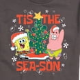 thumbnail image 3 of SpongeBob SquarePants - Tis The Season Christmas Spongebob and Patrick - Men's Short Sleeve Graphic T-Shirt, 3 of 6