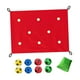 thumbnail image 2 of Juego de coordinación de lonas con agujeros para fomentar el espíritu de equipo en el jardín, interior y patio trasero. rojo, 2 of 8
