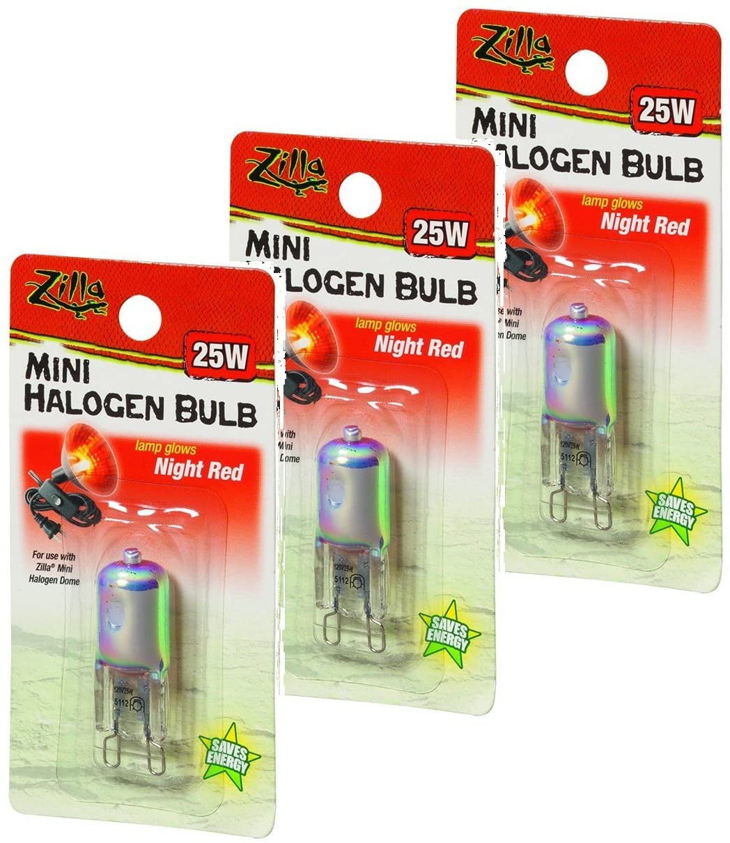 Zilla 2 Pack of Mini Halogen Bulb Day Blue 25 Watt