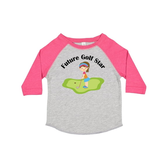 Inktastic Future Golf Star Girls Golfing Girls Toddler T-Shirt