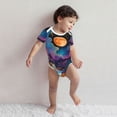 thumbnail image 4 of Rocae Fantasy Cosmic Landscape for Baby Cotton Short-Sleeve Bodysuits for Unisex Onesies Bodysuit-3 Months, 4 of 7