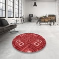 thumbnail image 4 of Ahgly Company Machine Washable Indoor Rectangle Transitional Red Area Rugs, 5' x 7', 4 of 7