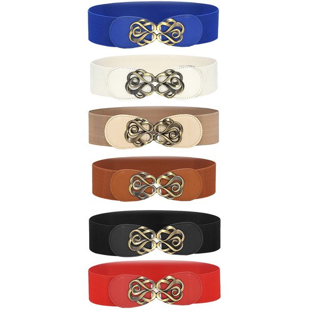 GHSOHS Womens Stretchy Belts for Dresses Pants Vintage Solid  display picture 3