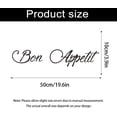 thumbnail image 2 of Bon Appetit Wall Decal French Quotes Vinyl Wall Stickers, Kitchen Wall Decor Signs Removable Sayings Sticker for Dining Room Kitchen Home Restaurant, 2 of 7