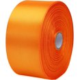 thumbnail image 2 of 2 inch x 50 Yards Orange Single Face Satin Ribbon Solid Fabric Ribbon for Gift Wrapping Floral Bouquets Wedding Birthday Party Decoration Hair Floral Craft Sewing, 2 of 8
