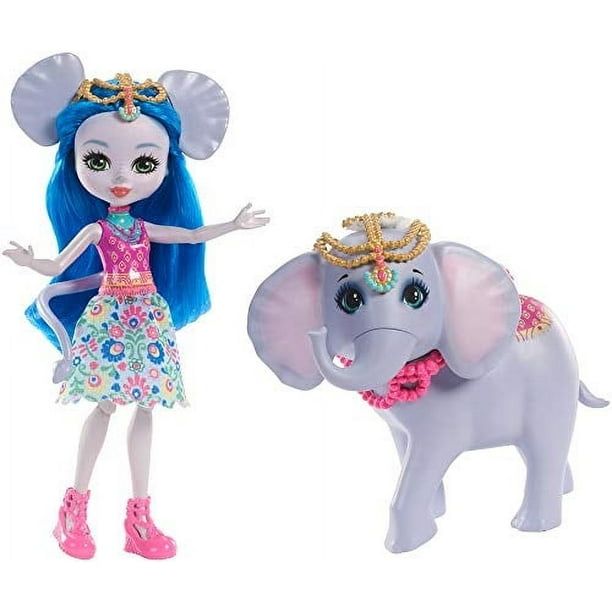 Muñeca Ekaterina Elefante MATTEL Enchantimals con Figura de Antic