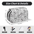 thumbnail image 5 of Sikiie Pandas Between Clouds and Stars Print Flip Double-layer Pencil Case, All-purpose Stationery Bag for Study and Office, Zipper Design, Unisex, 5 of 7