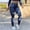 Dark Blue plus size high waisted jeans a1, variant on Women Plus Size High Waisted Ripped Casual Jeans Long Pants Stretchy Streetwear Tapered Denim Trousers for Curvy Figures Loose Fit Fashion Bottoms Everyday Wear, Gray L
