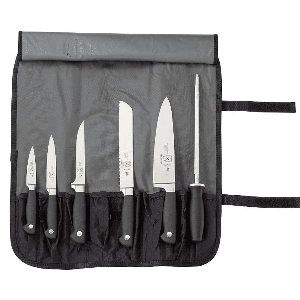 Mercer Culinary Genesis 7Piece Knife Roll Set