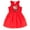 Red, variant on Hello Kitty Bubble Ribbed Dress Toddler to Big Kid