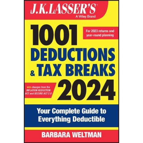 Pre-Owned J.K. Lasser's 1001 Deductions and Tax Breaks 2024: Your Complete Guide to Everything Deductible (Paperback) 1394190646 9781394190645