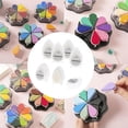 thumbnail image 4 of jifeng Blank Water Drop Inkpad Set Empty No Color Stamp Pads For Scrapbooking Rubber Stamps Ink Pad Template Coloring, 4 of 9