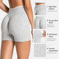 thumbnail image 4 of Women’s Leopard Biker Shorts, High Waisted Yoga Workout Shorts, Tummy Control Gym, 4 of 6