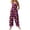 Dark Purple, variant on Womens Halloween Jumpsuits Castle Skeleton Sleeveless Backless Horror Overalls Ghost Skull Halter Spooky Rompers, L