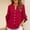 Red, variant on Only Moment Button Down Shirts for Women Long Sleeve V Neck Ruffle Sleeves Cotton and Linen/Wash Water Wrinkled Cloth Dressy Casual Trendy Tee Spring Fall Summer Fashion Work Clothes Purple,S