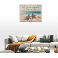 thumbnail image 5 of Beach Sea Turtle Bathroom Wall Art Ocean Turtle Christian Bible Verses Pictures Wall Decor Coastal Nautical Canvas Painting Love Artwork Home Decoration for Bedroom Office Framed 16"x12", 5 of 6