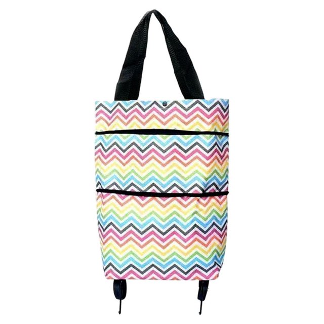 Carro de compras Zulema carrito con bolsa de equipaje con ruedas tamaño ampliado 45x40x14cm