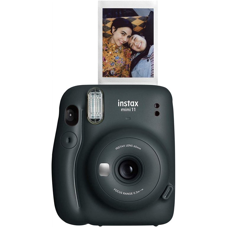 FUJIFILM チェキ instax mini11 ブラック Fujifilm Instax Mini 11 Instant Film Camera, Charcoal Gray +