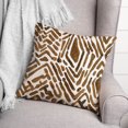 thumbnail image 3 of Creative Products Brown Notches 18 x 18 Indoor / Outdoor Pillow, 3 of 9