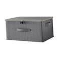 thumbnail image 3 of Caja de almacenamiento con cerradura, cómoda cesta organizadora de almacenamiento de suministros, contenedor de artículos diversos para sala de juegos 49cmx37cmx30cm, 3 of 9