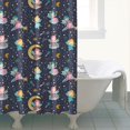 thumbnail image 4 of Star Fairy Princess Pattern Shower Curtain 72"x72" ,Bathroom Decorative Shower Curtains Set with 12 Hooks,Modern Waterproof Washable Shower Curtain, 4 of 6