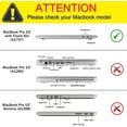 thumbnail image 2 of Étui Housse pour MacBook Pro 15 2018/2017/2016, Étui Rigide avec Touch Bar UE et Touch ID Modèle A1990 / A1707, 2 of 7