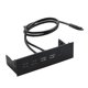 thumbnail image 4 of Concentrador de panel frontal USB de 5,25 pulgadas Concentradores USB Panel frontal de PC Multifunción Alta velocidad 2 Puertos USB 3.0, 4 of 8
