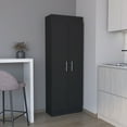 thumbnail image 4 of CoSoTower Pantry Cabinet Clinton, Kitchen, Black, 4 of 7