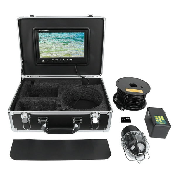 Fishing Cam Recorder Solar Battery Underwater DVR Underwater Camera Line  For Swimming Ice Fishing Underwater Exploration Lake Fishing US 