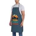 thumbnail image 4 of God Family Hunting Apron, Inspirational Gifts for Men Women, Funny Apron, Chef Bib with Pockets, Waterproof Work Apron for BBQ Kitchen Crafting Gardening, 4 of 9