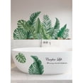 thumbnail image 3 of Green Leaves Wall Decals Palm Tree Leaf Plants Wall Stickers Bedroom Living Room TV Wall Door Decor，transparent stickers, DIY Living room Bedroom stickers, wall decals, kitchen  stickers, 3 of 7