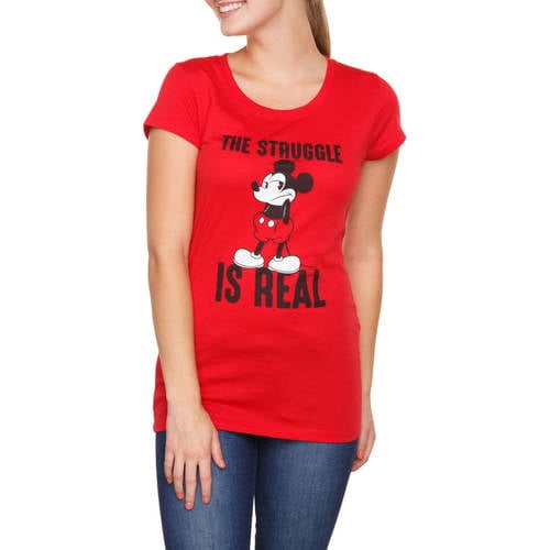 Mighty Fine Juniors The Struggle is Real Holiday Graphic Sweatshirt