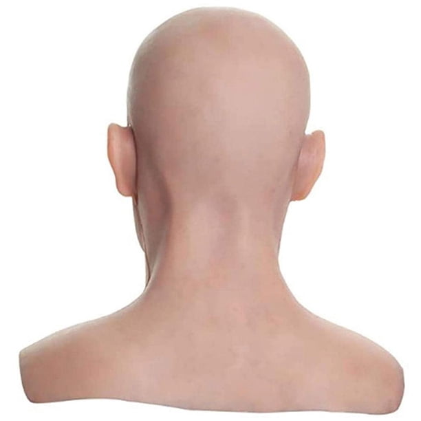 Gorro de cosplay cubierta flexible de látex para la cabeza de anciano amigable con la piel para fiesta de disfraces de Halloween ANGGREK Otros