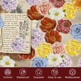 thumbnail image 2 of Duety 80Pcs Large Flower Stickers Waterproof Floral Sticker Set Colorful Glitter Roses Daisies Peonies Stickers 8 Styles Multi-Purpose Flower Stickers for Cup Computer Mobile Phone Locker Wall Decor, 2 of 8