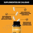 thumbnail image 4 of B-complex | Vitaminas Complejo B Beyond Vitamins | Sin Sabor | Suplemento Alimenticio Vitaminas B, Raíz De Betabel, Vitamina B12 Y Curcuma (curcumina) - Vitaminas Mujer / Hombre | 60 Cápsulas, 4 of 5