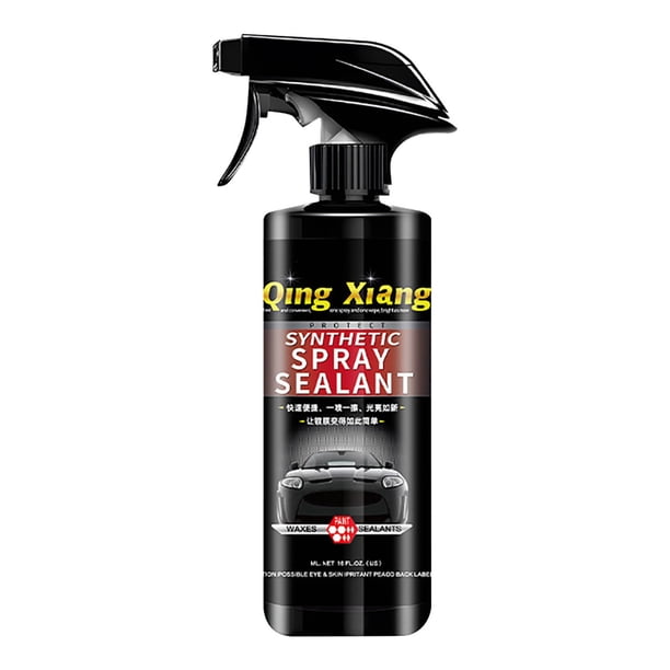 Capa superior de revestimiento cerámico para autos Fortify Quick Car Wax Polish Spray Lavado y encerado sin agua Pulido hidrofóbico y sellador de pintura de polímero Protección de detalles 17 fl oz