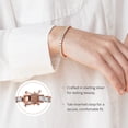 thumbnail image 4 of Moissanite Tennis Bracelets for Women Rose Gold Over 925 Sterling Silver Moissanite Bracelets for Women (6.50 In) 4.90 ctw Birthday  for Women Birthday Christmas Gifts, 4 of 8