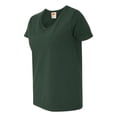 thumbnail image 3 of Hanes Women's Relaxed Fit Authentic Essentials Short Sleeve V-neck T-Shirt, 3 of 6