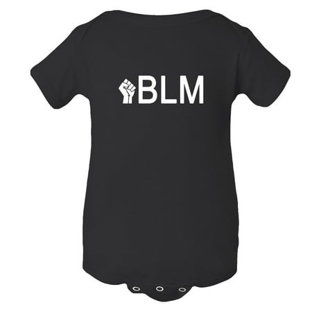 

Baby Black Lives Matter Pride Proud Fist Bodysuit Blk 24M