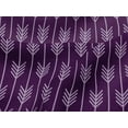 thumbnail image 4 of oneOone Viscose Jersey Purple Fabric Arrow & Stripe Geometric Sewing Craft Projects Fabric Prints By Yard 60 Inch Wide, 4 of 5