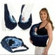 thumbnail image 5 of Portabebés, Portátil, Agradable Para La Piel, Tela De Algodón Puro, Azul, Ergonómico, Fuerte Capacidad De Carga, Portabebés Para Viajes Para Bebés De 0 A 10 Meses, 5 of 8