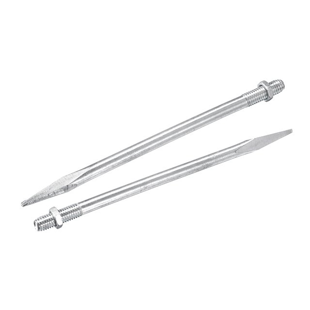 Clavos de Acero al carbono Unique Bargains M10x30mm 190mm 10uds