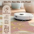 thumbnail image 6 of Design&I 2'x3' Ultra Soft Door Mat, Circle Seats Showcasing Refined Centerpiece Pink Shaped None Fluffy Washable Easy Care Indoor rug for Bedside Entryway, 6 of 7
