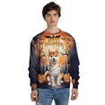 thumbnail image 4 of Mummy Shiba Inu Happy Halloween with Pumpkins Bats Spooky Fun All Over Print 3D Sweatshirt Unisex Merch Shibas Dog Lovers Gifts Idea - 00019, 4 of 6