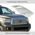 thumbnail image 3 of APS Compatible with Toyota Sequoia 2008-2017 Main Upper Stainless Steel SS Chrome Billet Front Grill Grille Insert T66553A, 3 of 7