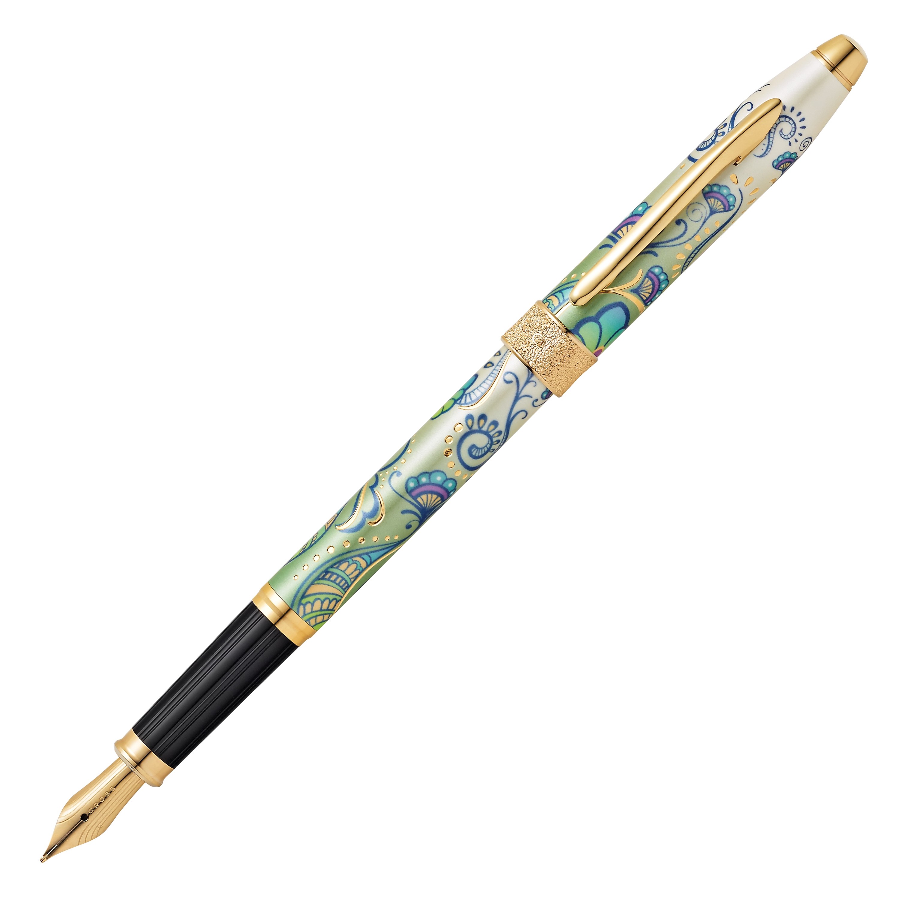 Cross Century II Botanica Green Daylily Fine Point Fountain Pen