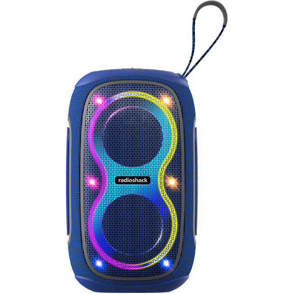 RadioShack Blue and Grey Wireless Speaker with RGB Lights