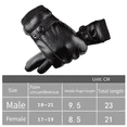 thumbnail image 2 of Guantes de piel de oveja de invierno, guantes cálidos con información de pantalla táctil, forro de cachemira MFZFUKR CPB-YY14-1, 2 of 5