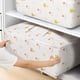 thumbnail image 3 of Bolsa de almacenamiento de tela no tejida para mantas y ropa | Organizador plegable para debajo de la cama | Almacenamiento de edredones, almohadas y ropa de cama, 3 of 9